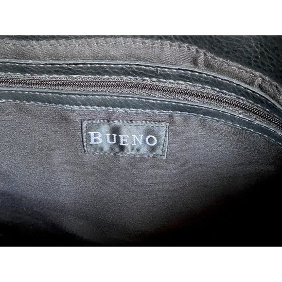 Bueno Cute Embroidered Zebra Purse Black White Tan 3 Section Zip Close Bag - Picture 11 of 11